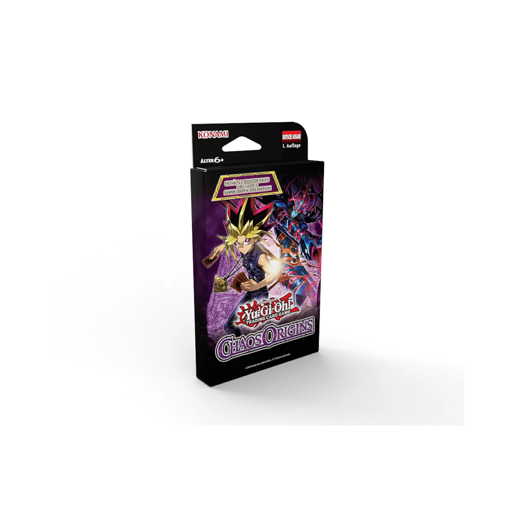yugioh! chaos origins 3 booster pack tuckbox